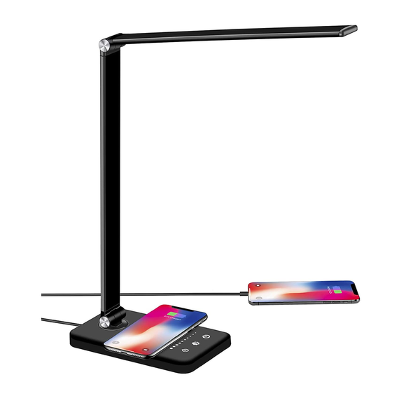 Dimmable LED Desk Lamp with Wireless