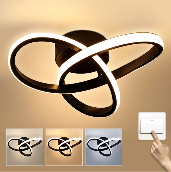 Modern Dimmable LED Ceiling Light Chandelier – Elegant Lighting Fixture for Living Room & Bedroom