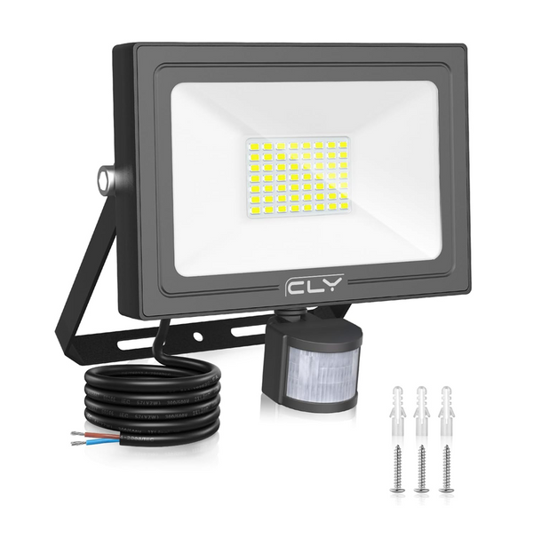 30W PIR Motion Sensor LED Outdoor Security Floodlight