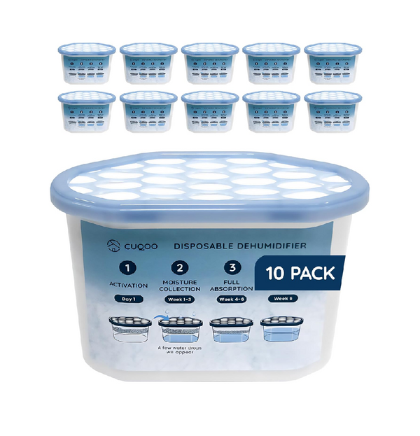 Disposable 500ml Home Dehumidifiers Pack of 10