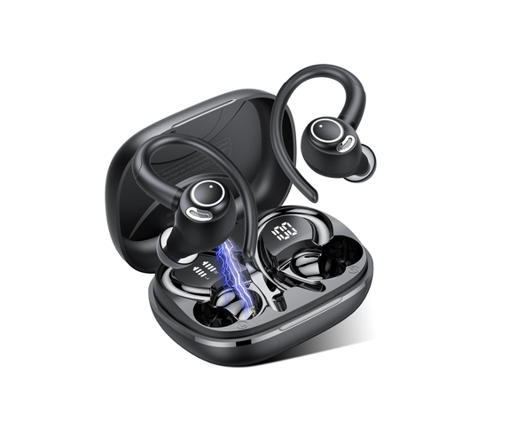 Wireless Earbuds Bluetooth 5.3 Headphones HiFi Stereo ENC Mic 40H Playtime Black