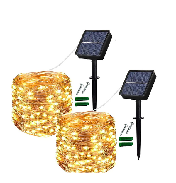 Solar String Lights Outdoor 240 LED 80FT Warm White