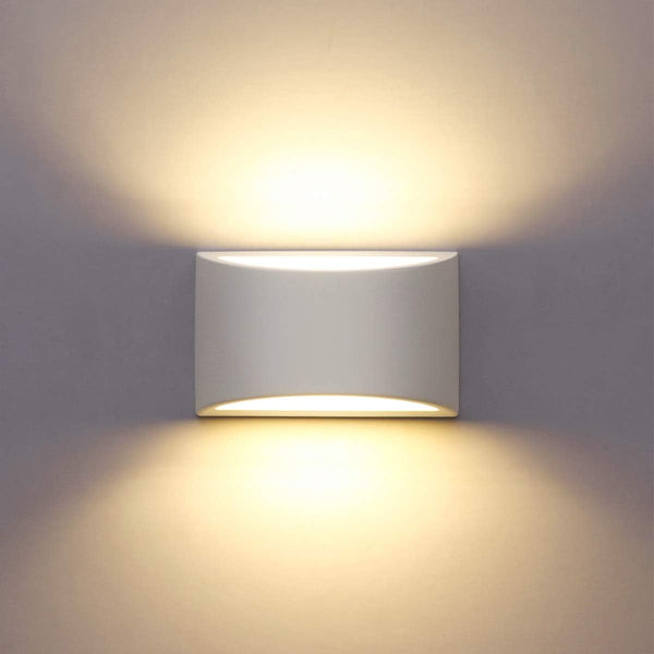 HYDONG 7W Modern LED Plaster Wall Light, Warm White
