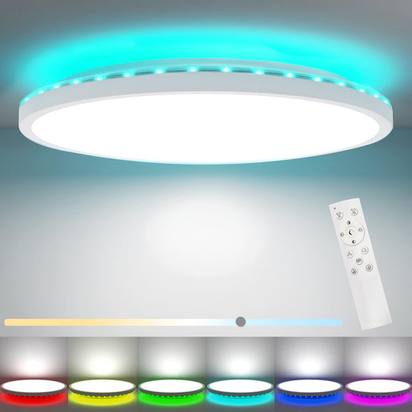30CM RGB Dimmable LED Ceiling Light with Remote Control