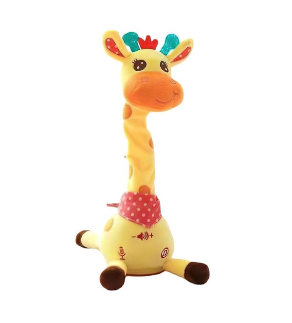 Dancing and Talking Giraffe Toy with Voice Repeat, Music and Volume Control