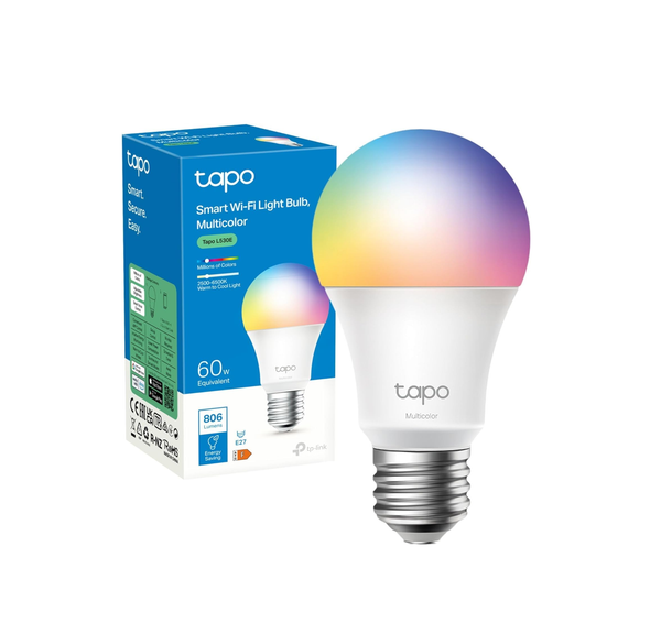 Smart LED Bulb E27 Multicolour 8.3W, Alexa Google Voice Control, Dimmable Light