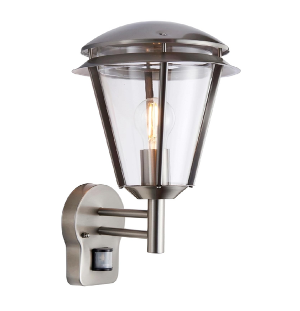 INOVA Outdoor Motion Sensor Security Light, Stainless Steel