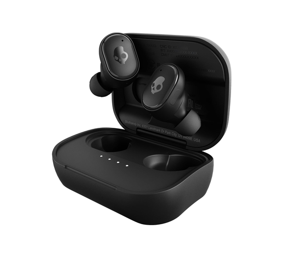 Grind Wireless Earbuds Bluetooth Headphones 40H Battery Noise Isolating Mic Black