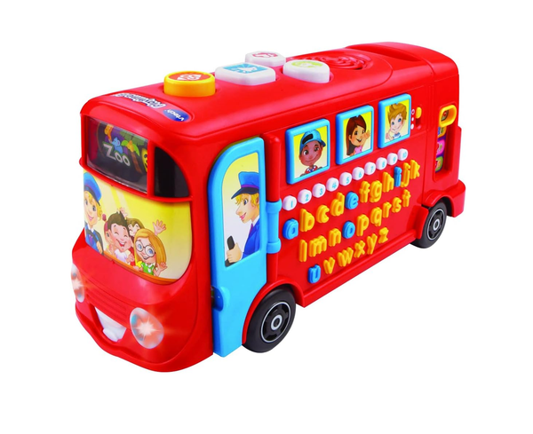 Playtime Phonics Bus Educational Toy with Letters and 100 Interactive Questions