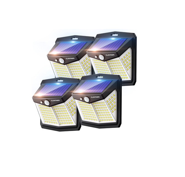 128 LED Solar Lights, Motion Sensor