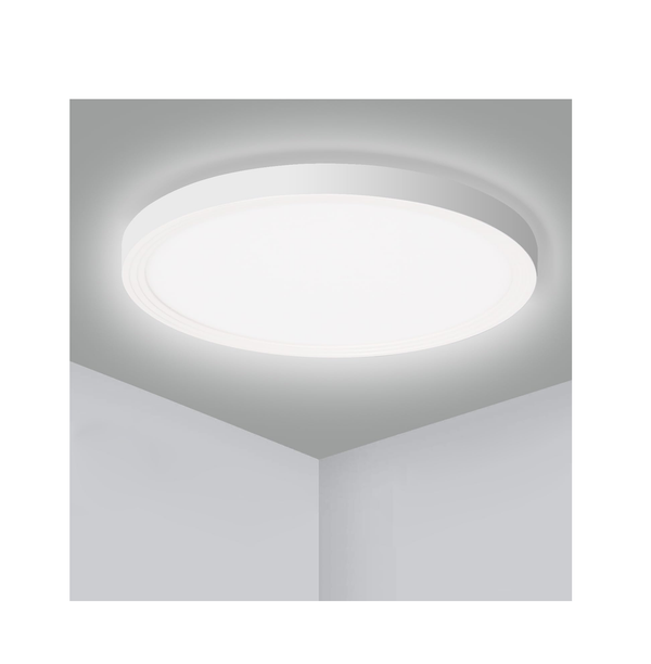 18W 1620lm IP44 Bathroom Ceiling Light, 9" LED Daylight White for Home Rooms