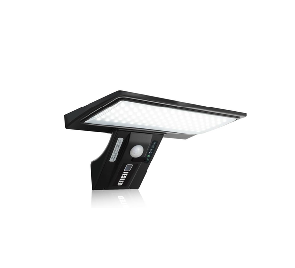 90-LED Solar Motion Sensor Outdoor Light, Waterproof 2600mAh USB-Charged Wall Lamp