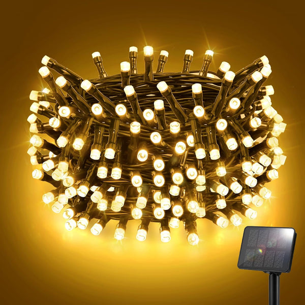 Solar String Lights Outdoor Garden 50LED 5M Warm White