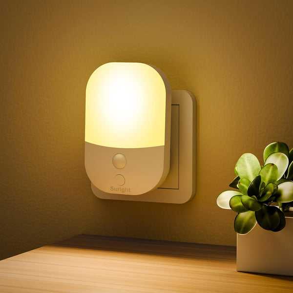Plug-in Night Light with Dusk to Dawn Sensor, 5 Brightness