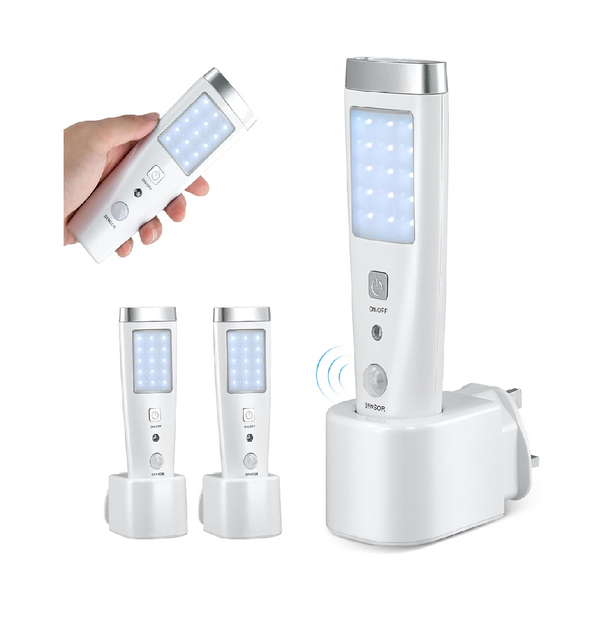 2 Pack Rechargeable Motion Sensor Plug-in LED Night Lights