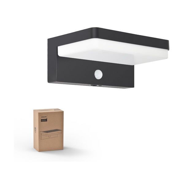 Solar Motion Sensor Outdoor Wall Light 5000K IP54