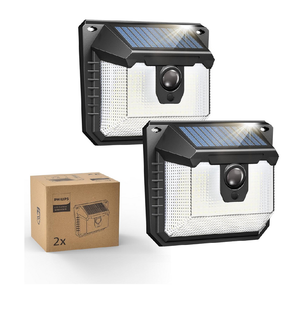 120 LED Solar Motion Sensor Outdoor Wall Lights