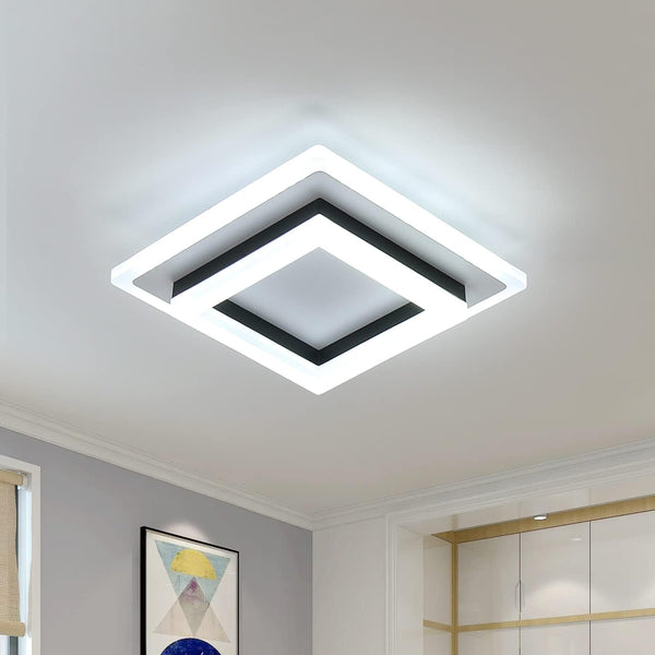24W Modern LED Ceiling Light, Cold White 6500K Lamp