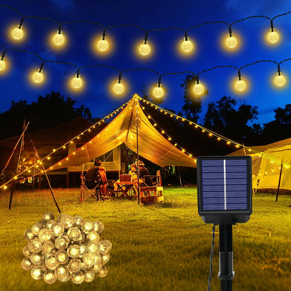 Solar Garden String Lights 60LED 43.3Ft Warm White Waterproof