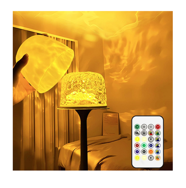 Ocean Wave Galaxy Projector with 16 Colors and Remote Control for Bedroom