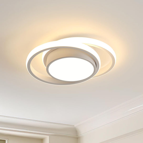 32W Round LED Ceiling Light 2880LM Warm White Fixture