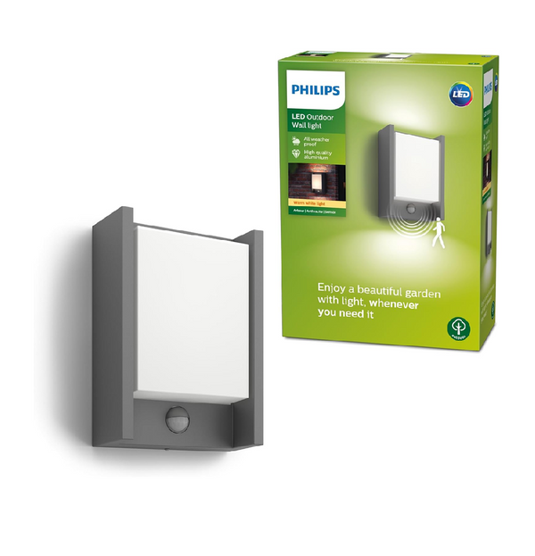 Philips myGarden LED Outdoor Wall Light with Motion Sensor