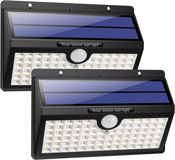 2-Pack Solar Security Lights