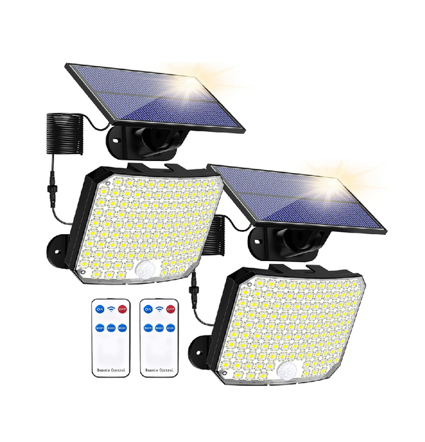 118 LED Solar Security Lights Outdoor with Motion Sensor