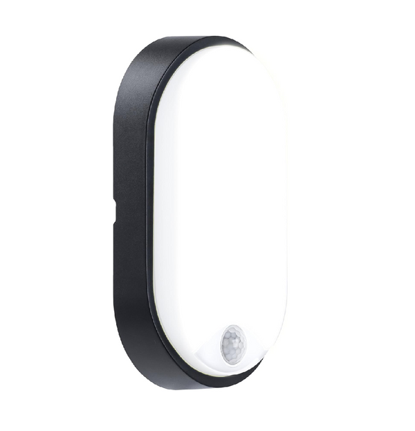 Eco 10W LED Outdoor Bulkhead Light with PIR Sensor