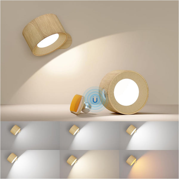 Rechargeable Battery Operated Wall Light with Touch Control