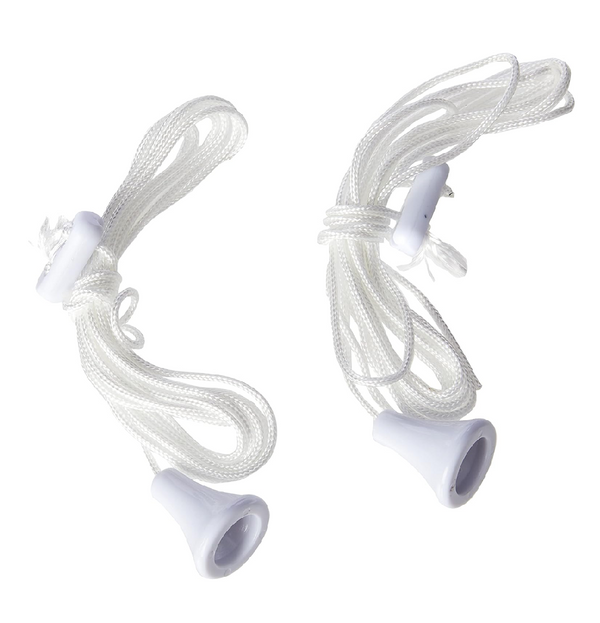 2 Pack 150cm White Replacement Ceiling Switch Pull Cord