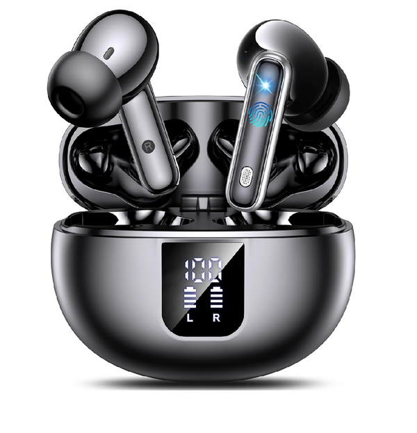 Wireless Earbuds Bluetooth 5.4 Headphones with ANC/ENC, 36H Playtime, IP7 Waterproof