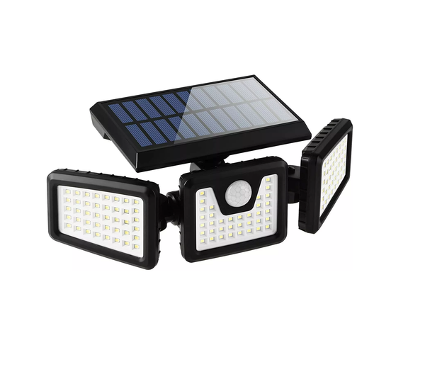 Upgraded 3-Head Solar Light