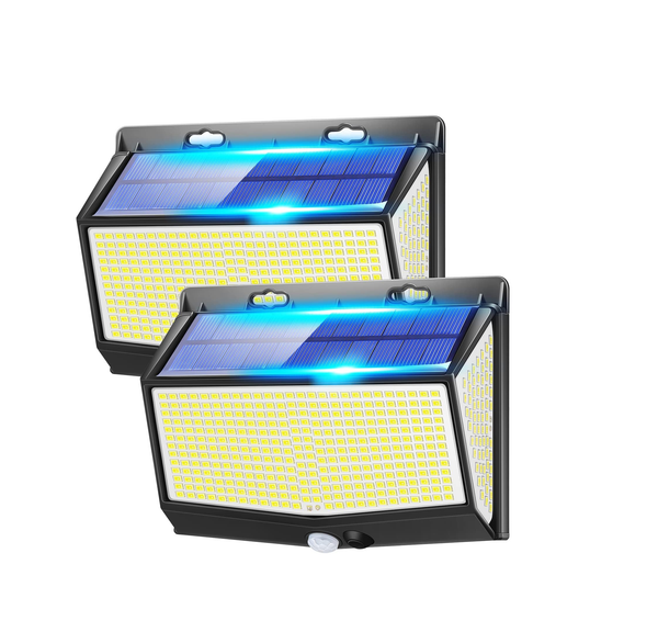 468LED Solar Motion Sensor Lights, 2000LM