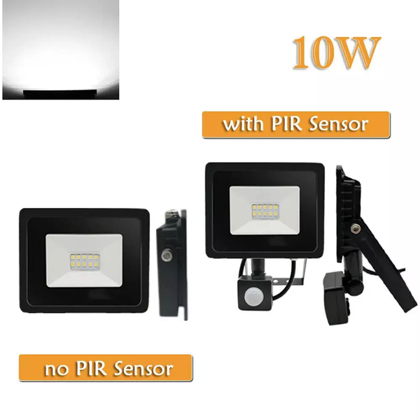 10W Outdoor LED Floodlight PIR Motion