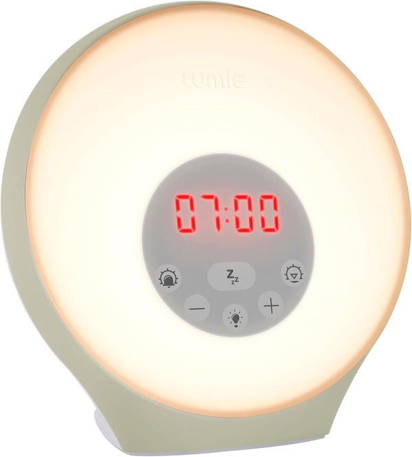 Sunrise Alarm Clock, Wake-Up Light with Sunset Mode, Sounds & Mood Lighting