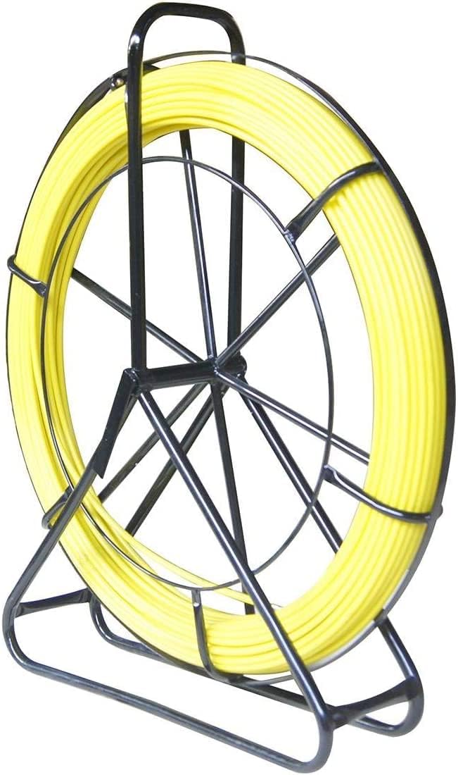 Fiberglass Duct Rodder 8mm x 100m with Steel Stand – Pakodio