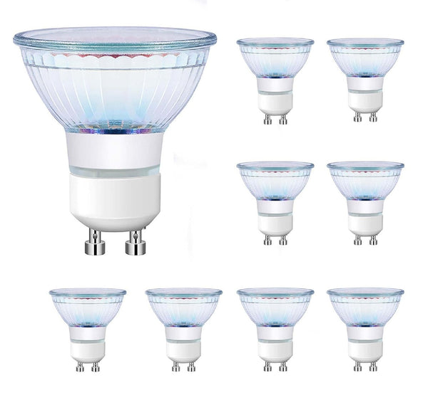 8-Pack GU10 35W Halogen Bulbs, Warm White 2800K, Dimmable Spot Light Bulbs for Ceiling, Track & Recessed Fixtures