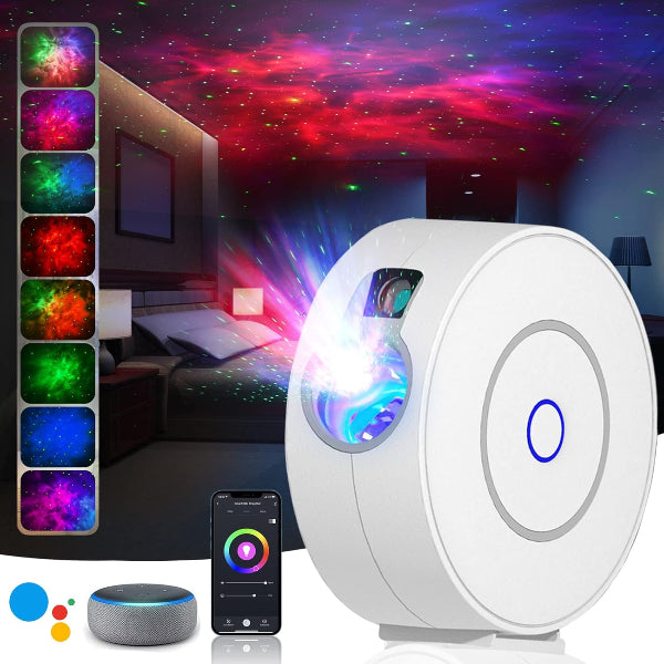 Star Projector with App Control, RGB Galaxy Light with Timer & Voice Control