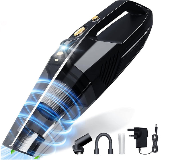 Portable Handheld Vacuum Cleaner, 8000Pa Powerful Suction Cordless Dust Buster for Car and Household Use