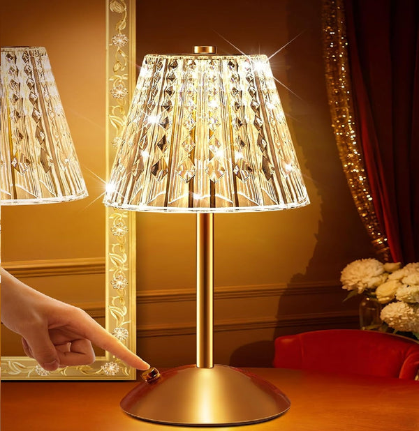 Rechargeable Table Lamp, 10-Level Dimmable