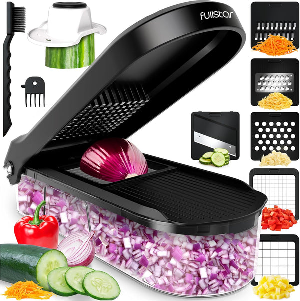 for reselling  6-in-1 Compact Vegetable Chopper: Your Ultimate Kitchen Assistant for Slicing, Dicing, Chopping.