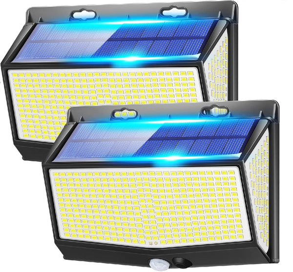 Outdoor Solar Security Lights, 468 LED