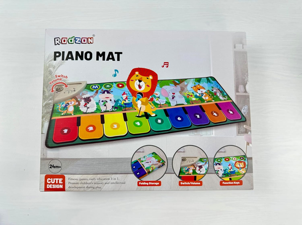 Musical Piano Dance Mat for Toddlers with 9 Keys and 19 Sounds for Ages 1 to 4