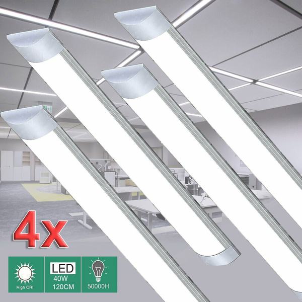 4 PACK 4FT LED SHOP LIGHT 4500K Daylight Fixture LED Ceiling Lights Garage Lamp