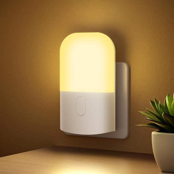 GRIFEMA Plug-in Night Light with Dusk to Dawn Sensor