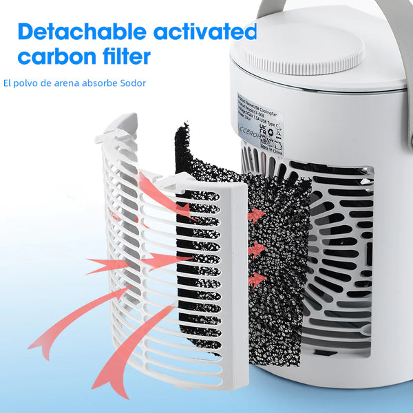 New USB Rechargeable Household Air Cooler Fan