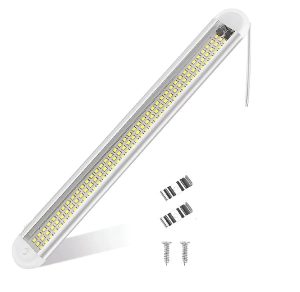 120LED Car Van Interior Tube Strip Light – 12V/24V with ON/OFF Switch for Caravan & Boat Lighting
