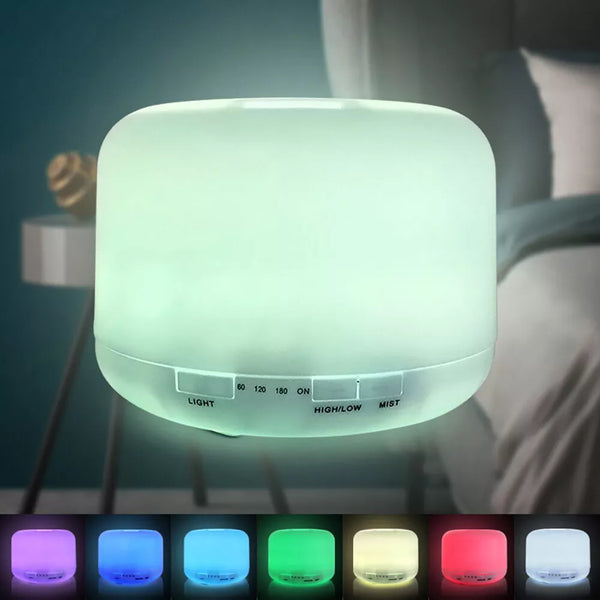 Luxury Night Light Ultrasonic Aroma Aromatherapy Oil Diffuser Electric Air Humidifier Essential LED