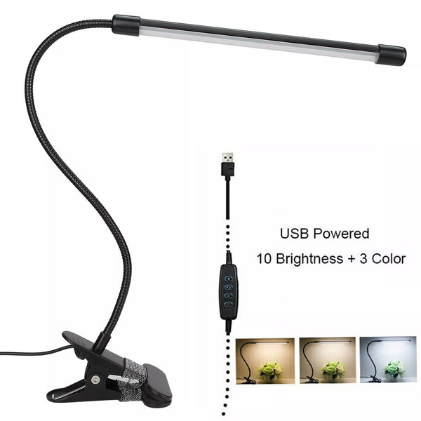 USB Clip-On Desk Lamp
